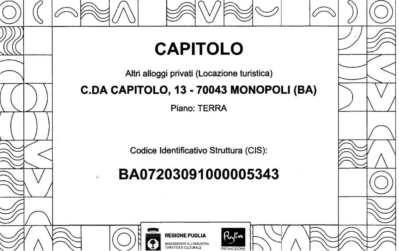 Вилла Capitolo Монополи Экстерьер фото